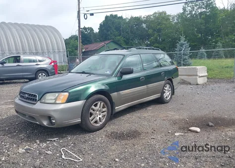 2003 Subaru Outback from USA, damaged, VIN 4S3BH675537649083